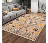 Jidanmian Alfombra eléctrica calefactable de grafeno, Lavable y extraíble para Sala de Estar, Calefactor Interior de 2000 W, Tacto Lana Artificial, Control Inteligente de Temperatura(J,140x200cm)
