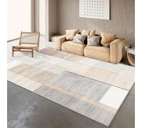 Jidanmian Sistema de Calefacción por Suelo Radiante, Alfombras Suaves Abstractas Antideslizantes, Alfombra Vintage de Interior de Felpa de Cordero, Impermeable(D,80x160cm)
