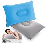 Jidyllic Almohadas Hinchables,2 Pcs Cojines inflables Almohadas de Camping Hinchables Almohada de Viaje Ultraligera Almohada de Playa para Camping Senderismo o Montañismo