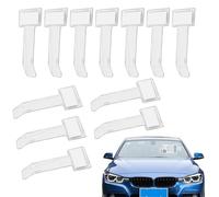 Jidyllic Soporte para billetes de aparcamiento de coche, 12 unidades, soporte para billetes de aparcamiento, soporte para tarjetas con adhesivo transparente para permiso de estacionamiento para coche