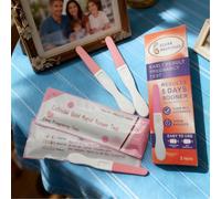 JIEBWCHA 4 Piezas Test De Embarazo De Broma 13x1,5 Cm Broma Falso con Dos Líneas, Bromas sobre El Embarazos, Juguete Divertido para Bromas, para Cumpleaños De Amigos, , Reuniones Y Eventos