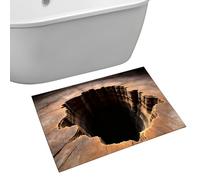 JIEBWCHA Alfombra 3D con agujero de ilusión óptica en el suelo, 60/80 cm, ilusión visual, felpudo antideslizante, felpudo personalizado, que parece un agujero en el suelo, para cocinas y dormitorios