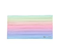 JIEBWCHA Almohadilla de enfriamiento de Mascotas, Alfombra de enfriamiento para Perros, Gel de Mascota Cama fría, 23.6 x 35.4 Pulgadas Catchón de sueño de gradiente de Arcoiris para Asientos para el