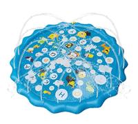 JIEBWCHA Almohadilla de riego, aspersores para perros al aire libre | Sprinkler al aire libre para niños, infinidad de almohadillas, juego al aire libre para mascotas