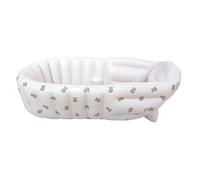 JIEBWCHA Bañera Hinchable Para Bebé | Bañera para Niños Pequeños | Asiento Plegable Ergonómico para Lavabo, Juegos Acuáticos de Verano Playa Baño Exterior