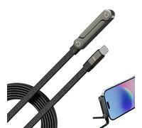 JIEBWCHA Cable Cargador con Soporte Invisible,Accesorios 2 en 1 para Tablet - Cable de Carga Súper Rápida | para Hogar Oficina Viaje Entusiastas Tecnología Escritorio Mesita Noche