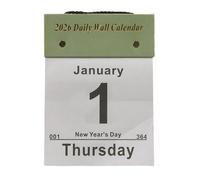 JIEBWCHA Calendario de pared diario - Gestión de empleo del tiempo en papel grueso - Calendario diario para fijar a la pared, para la habitación, la oficina, el salón, el dormitorio, los estudiantes y