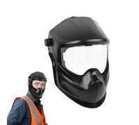 JIEBWCHA Casco de soldador, protección facial resistente a los rayos UV, máscara protectora a prueba de polvo con gran campo de visión para soldadura ARC MIG TIG industria de la construcción