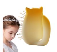 JIEBWCHA Cepillo de pelo para niños, cepillo para definir rizos, peine con cojín de aire, antiestático, portátil, cepillo de masaje para el cabelludo, para niñas pequeñas, niños y adolescentes
