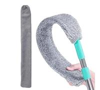 JIEBWCHA Cepillo para Polvo Limpiador Plano Retráctil, 130cm Cepillo para Polvo Bajo Electrodomésticos Limpiador Plano Retráctil Cepillos De Microfibra Plumero De Limpieza para Suelo Sofá Fondo