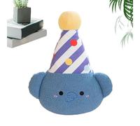 JIEBWCHA Cojín para animales de peluche, animal de peluche para cojines de peluche - Peluche de peluche, simpático cojín de peluche, suave cojín de tiro, peluche que abraza el cojín para