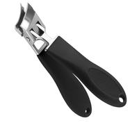 JIEBWCHA Cortauñas curvado, cortaúñas oblicuo, cortaúñas biselado, cortaúñas con borde biselado, cortaúñas con borde afilado para uñas y pies, 2 unidades