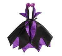 JIEBWCHA Disfraces de Halloween para cachorros, disfraces de Halloween para mascotas,Disfraces de sombreros de bruja con capa para gatos, ropa para perros de Halloween ajustable | Disfraz de perro