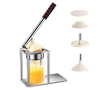 JIEBWCHA Exprimidor de cítricos multiusos comercial, alimenticio, 30 x 24,8 x 13 cm, acero inoxidable, prensa manual resistente para uvas, naranjas, limones, bayas para cocina, hogar