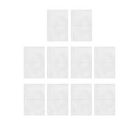JIEBWCHA Fundas A6 | 10 unidades A6 carpeta de anillas transparentes | Recargables protectores de pantalla para fotos postales Diario Planificador Estudio Planificación Clase Esquí Escritores