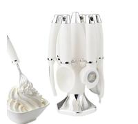 JIEBWCHA Juego de utensilios de cocina, juego de utensilios de cocina con soporte, pelador, abrelatas, colador, escurridor para la preparación de alimentos, hornear, hogar, camping, familia, para