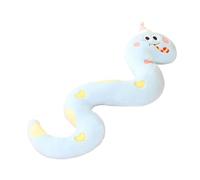 JIEBWCHA Juguete de peluche con serpiente,Serpiente de peluche,Peluche Chistes Parodia Cosas Juguetes de serpiente con sombrero de Navidad | Serpiente animal de peluche rellena súper suave para