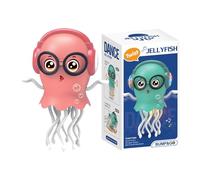 JIEBWCHA Juguete De Pulpo Bailarina 10.2x11.2x20.6cm Juguetes De Pulpo Bailarín para Niños con Luces LED Y Música Evasión Automática De Obstáculos Juguete Interactivo Divertido para Niños