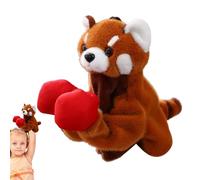 JIEBWCHA Marionetas de mano para niños | Peluche realista - Muñecos de boxeo para aprendizaje emocional con brazo retráctil para niños a partir de 3 años para historias, juego rol y