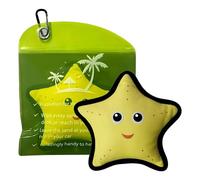 JIEBWCHA Niños Sand Beraser, Goma de Vacaciones | Goma de Suave para la Piel para Exterior,Suministros de Playa, diseño de Estrella de Estrellas Accesorios de Playa para Vacaciones,