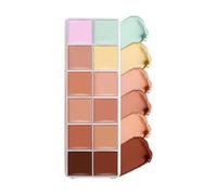 JIEBWCHA Paleta Correctora De Maquillaje,Paleta Cremosa De 12 Tonos Correctores | Textura Cremosa Y Fácil De Difuminar Con Cobertura Completa Para Mujeres Y Jóvenes