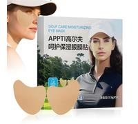 JIEBWCHA Parches para los ojos con protección UV, hidratantes de hidrogel con protección solar para golf al aire libre en verano, protección solar para tenis, senderismo, viajes, ocio, mujeres