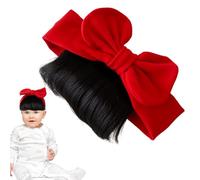 JIEBWCHA Pelucas para niños | Lazos para pelucas, accesorios para el cabello y postizos cotidianos para el hogar, viajes, fotografía, cumpleaños y escenarios
