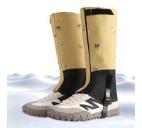 JIEBWCHA Piernas, cubiertas impermeables antideslizantes, piernas de nieve infantiles al aire libre, para adolescentes, chicos, niñas, niños, escalada, motociclismo, raquetas de nieve, ciclismo, esquí