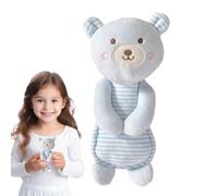JIEBWCHA Plush Baby Battle, relleno peluche - Juguetes de sonajero de animales rellenos - Juguete sensorial de forma de pato de conejo de dibujos animados para niños, niños pequeños.