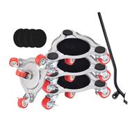 JIEBWCHA Rodillos De Transporte para Muebles,Plano Triangular de Acero al Carbono Antideslizante para Cargas Pesadas | Movedor De Muebles Y Refrigerador con Carrito - para Hogar Refrigerador Sofá