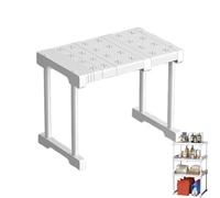 JIEBWCHA Soporte para apilar Armario Extensible 22/32 cm Separador para estantes Ampliable Estante para cambiadores, tocador para ordenar Ropa, Zapatos Productos para el hogar