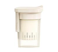 JIEBWCHA Yogurt Strainer | Colador De Yogur Con Malla Ultra Fina,Colador Reutilizable Pequeño, Separador de Suero con Prensa para Leches Vegetales, Té y Utensilios de Cocina