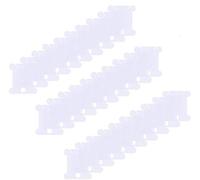 Jieddey Bobinas de Hilo,100 PCS Plástico Hilo Tarjetas Punto Organizadores De Punto Bordar Hilo de Bobina Tarjeta Organizador de Hilo de Punto de Cruz para Manualidades Bordado Costura Blanco