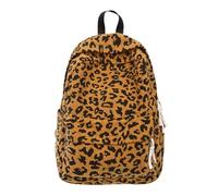 JIEDOUKEJI Mochila Escolar Leopardo Niña Mujer de Pana Mochilas Secundaria Universidad Casual Ligero Mochila Informal Viajar