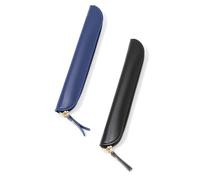 jiejack 2 estuches de piel sintética para lápices pequeños, bolígrafos, lápices pequeños para 4 - 6 bolígrafos, bolsa portátil para bolígrafos y bolígrafos, b, Estuche para lápices (papelería y