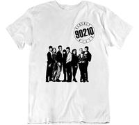 JIEKXAONF Beverly Hills 90210 Cast TV Show Fan T Shirt White