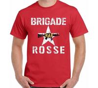 JIEKXAONF Brigade Rosse Men's T-Shirt The As Worn by Joe Strummer from Red Brigades