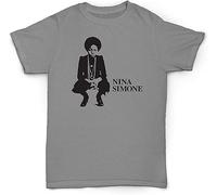 JIEKXAONF Nina Simone T-Shirt Rare Soul Jazz Breaks Vinyl 45 Northern Soul LP Black