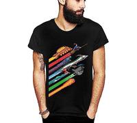 JIEKXAONF Our Ponyo My Neighbor Catbus Kikis Delivery Service T Shirt Hayao Miyazaki T-Shirt Black