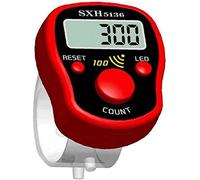 jiele 1pc Mini LCD Digital Display Eléctrico Dedo Contador con Luz para Coser Que Hace Punto De La Armadura De Deportes Color Azar