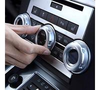 JIERS para Land Rover LR4 2010-2016 para Range Rover Sport 2010-2013, Botones de Volumen y Aire Acondicionado embellecedores Accesorios de Coche