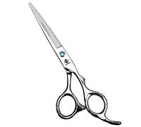 JIESENYU Tijeras de peluquería profesional para cortar el cabello para peluquero, tijeras de plata para peluquero, peluquero o uso doméstico