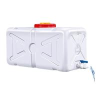 JIESOO Contenedor Agua Plástico Grado Alimenticio Exteriores Acampar Al Aire Libre Turismo Hogares Fábricas Campos Industria Espere Construcción(30L)