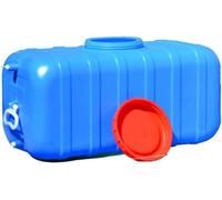 JIESOO Cubo Gran Capacidad Agua Potable Al Aire Libre Camping Senderismo Familia Fábrica Granja Industria Conducción Automática(Blue,200L)