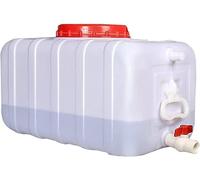 JIESOO Depósito de agua de 110L/160L/200L/310L/420L con grifo grueso portátil almacenamiento doméstico para camping, senderismo, escalada, viajes, actividades al aire libre (420L)
