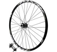 JIESOO Juego Ruedas Bicicleta MTB Llanta Bicicleta Aleación Aluminio, Bujes Casete Rueda Delantera Trasera Montaña con Rodamiento Sellado 32H for 7-12 Velocidades(Black Front Wheel,29 Inch)