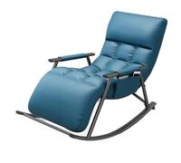 JIESOO Mecedora Ergonómica con Función Reclinable for Dormitorio, Oficina Y Solárium: Sillón Cómodo Y Moderno(Blue)