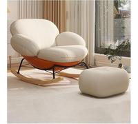 JIESOO Mecedora Moderna Cómoda Mecedora con Asiento Suave Y Respaldo Alto, Ideal For Dormitorio Y Sala De Estar.(E)