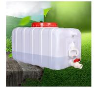 JIESOO Tanque Agua 48L/80L/110L/160L/200L/340L Viajes Aire Libre,Camping Contenedor Plástico Almacenar Agua,Barril Agua, Cubo Almacenamiento con Grifo(80L)