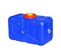 JIESOO Tanque Agua Plástico 100L/150L/200L/300L,Cubo Resistente For Camping, Pesca, Senderismo, Recorrido Sin Conductor(Blue,200L)
